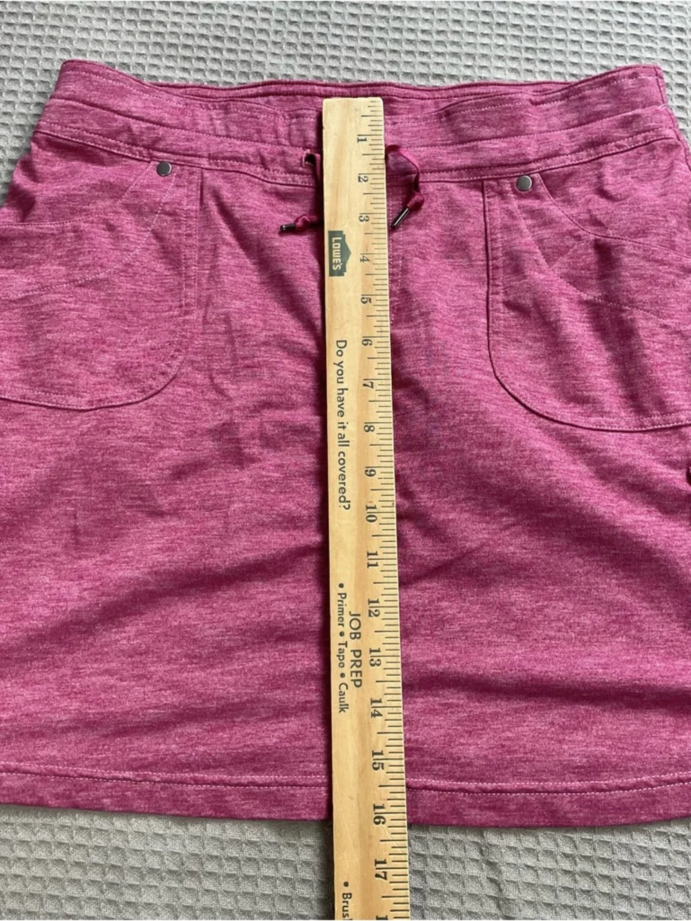 Kuhl Mova Skort Small Womens‎ Cargo Heathered Berry Stretch Knit Active